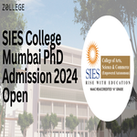 SIES College Mumbai PhD Admission 2024 Open